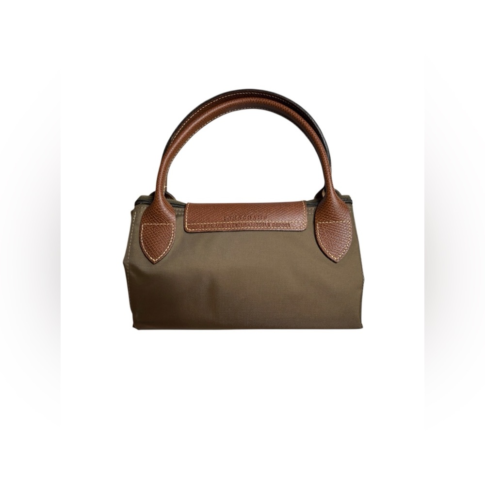 NWOT ⭐️ Longchamp ⭐️ Le Pliage Original Nylon Top Handle Bag – Khaki | Brand New - Picture 3 of 12